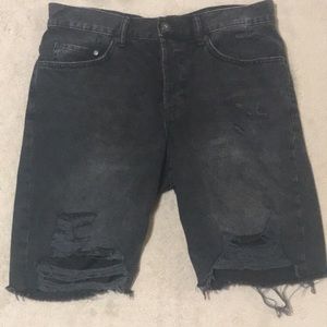 H&M Men’s Ripped Denim Shorts